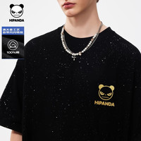 HIPANDA/你好熊猫 透气性 短袖T恤
