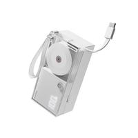 SHARGE 三合一 充电宝 插头 自带线  10000mAh 白