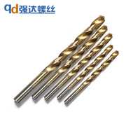 QD 高速钢镀钛麻花钻头 5mm 直柄