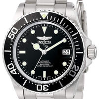 INVICTA Pro Diver自动机械潜水表 不锈钢腕表防水