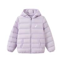 亚瑟士 童装25年冬季儿童柔软舒适三防轻薄保暖羽绒服 浅紫 清洁度1000-鸭绒
