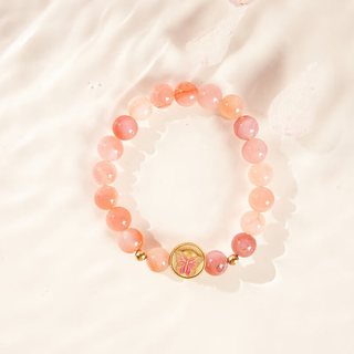 大英博物馆博物志系列盐源玛瑙蝶语手链少女文创饰品