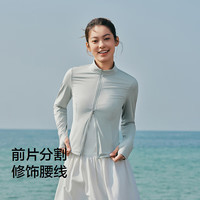 森马（Semir）防晒外套|外套女短款正肩修身凉感2025夏季吸湿速干109325108003 土灰绿40976