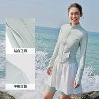 森马（Semir）防晒外套|外套女短款正肩修身凉感2025夏季吸湿速干109325108003 土灰绿40976 XS