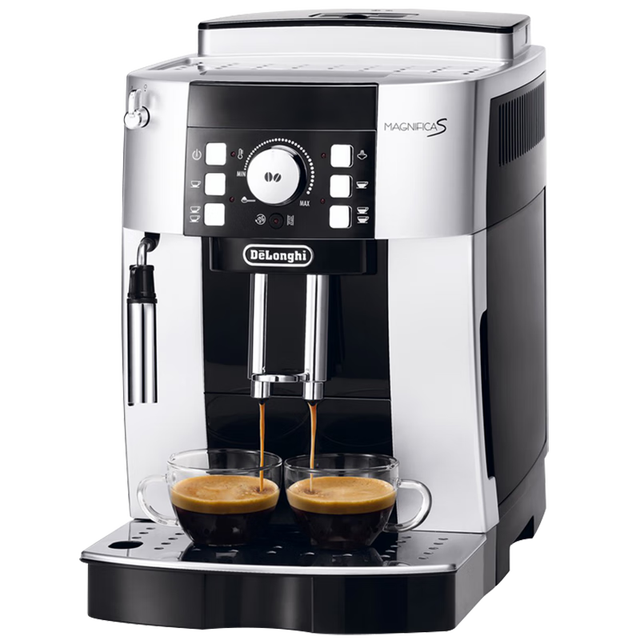 德龙 意式全自动咖啡机 ECAM22.110同款ECAM21.117研磨一体可打奶泡自动清洗 豆粉两用