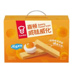 嘉顿 威化饼干 咸蛋黄味 307g 礼盒装