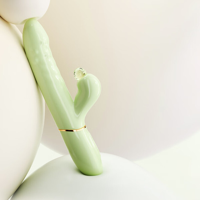 谜姬 伸缩吮吸转珠震动棒