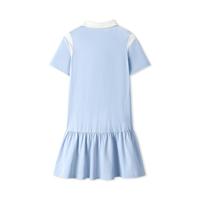 【POLO运动裙】25年春夏撞色拼接polo裙休闲连衣裙