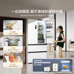 海信 小榴莲系列 BCD-500V5FZKQD 风冷法式门冰箱 500L