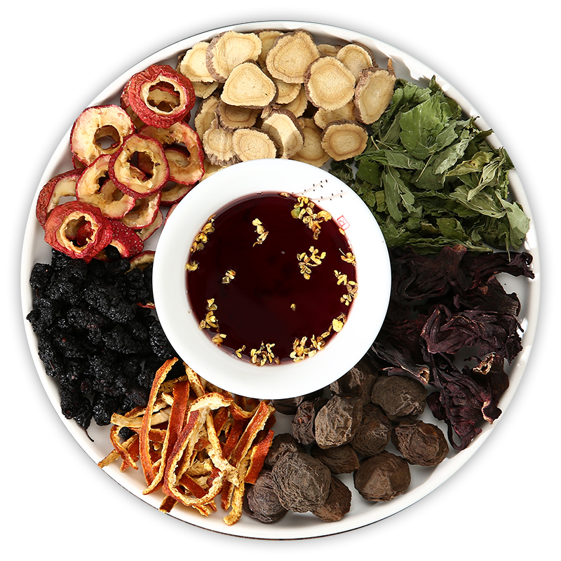 老北京桂花酸梅汤原材料包自制原料包乌梅酸梅汁茶包饮料摆摊