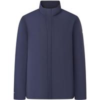 波司登（BOSIDENG）【反季】经典商务轻薄鹅绒羽绒服男短款90绒通勤保暖立领夹克外套 醉梦蓝5419 S 170/92A