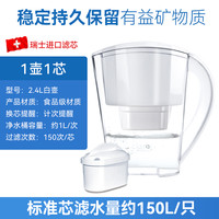 科睿仕 Claroswiss 净水壶家用厨房自来水过滤器净水器滤水壶滤芯便携过滤水壶
