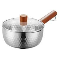 苏泊尔雪平锅锤纹不锈钢不粘小奶锅 煮面汤锅宝宝辅食锅 ET18ABCS01