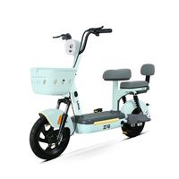 立马麦乐时尚电动车 48V12Ah铅酸电池续航45KM长续航 代步电瓶车踏板车 青岩绿