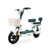 立马麦乐时尚电动车 48V12Ah铅酸电池续航45KM长续航 代步电瓶车踏板车 海斯绿