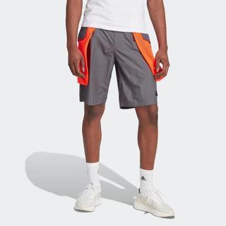阿迪达斯 adidas五分裤舒适百搭跑步裤男装男子纽扣裤