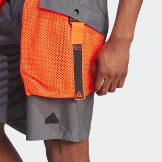 阿迪达斯 adidas五分裤舒适百搭跑步裤男装男子纽扣裤