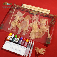 成都博物馆 西游记皮影戏礼盒手工diy非遗玩具博物馆文创儿童