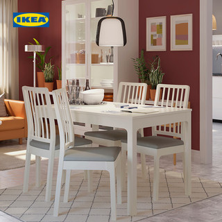 宜家（IKEA）EKEDALEN伊克多兰 伸缩型餐桌餐厅长桌 深褐色180x80 深褐色 180x80cm