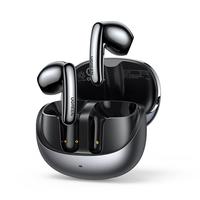 绿联（UGREEN）Hitune H6 Pro蓝牙耳机 半入耳式主动降噪音乐耳机 蓝牙5.3运动无线耳机 通用苹果华为小米手机 黑