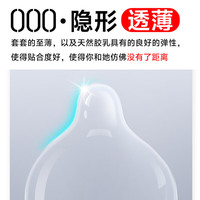 DRYWELL涩井胶囊避孕套001超薄品牌玻尿酸隐形套女性快潮秒喷套 000隐形6只】玻尿酸超薄避孕套 品牌 套避孕套超薄隐形裸入