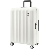爱可乐（Echolac）万向轮行李箱旅行箱密码箱防刮旅游扩容箱托运箱 PC232 白色28吋 28英寸 /适合7-15天/需托运