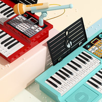 儿童双层多功能电子钢琴音乐玩具宝宝婴幼儿男女孩1-3岁6