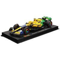 比美高（Burago） f1赛车迈凯伦MCL38诺里斯4号精细版仿真合金玩具车模