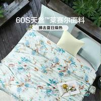 60S莱赛纤维蚕丝被抑菌桑蚕丝夏被夏凉被可水洗被子被芯裸睡被