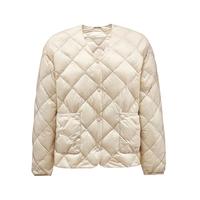 JUNYU 君羽 鹅绒羽绒服G52184 燕麦色 XL