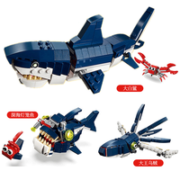 迪库积木 顺丰包邮 深海鲨鱼积木 31009（388PCS）