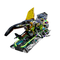 美及积木 机械昆虫拼装积木模型 半机械大兜虫（862颗粒，关节可动+发光装置）