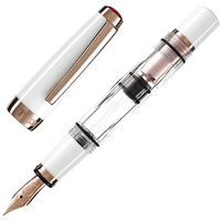 TWSBI 三文堂 钢笔 580 瓷白玫瑰金 F尖 单支装