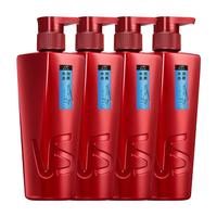 沙宣水润去屑洗发水男士女士通用洗500g*4大红瓶洗发水套装洗发露