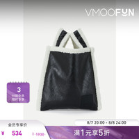 BACON 女人造皮革手提包 黑色