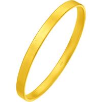 周大福传承方形黄金实心手镯(工费2080)58mm 约37.82g F230515