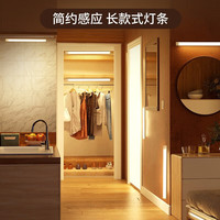 以典人体感应灯带充电小夜灯起夜卧室床头灯氛围夜光灯可磁吸酷毙灯 10厘米感应 白光