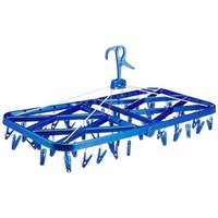 WAHEI FREIZ 衣架和平折叠式多功能晾衣夹 方形50夹 AMJ-0684 Not Specified