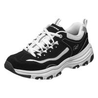 SKECHERS 斯凯奇 D'LITES系列 I-Conik 女子休闲运动鞋 88888250-BKW 黑色/白色 37.5