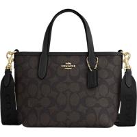 COACH 新款女包 CITY牛皮革托特包 黑色 CW032 七夕礼物