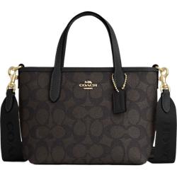 COACH 新款女包 CITY牛皮革托特包 黑色 CW032 七夕礼物