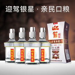 迎驾贡酒 银星42度浓香型白酒 450ml*4瓶