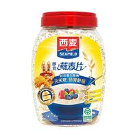 西麦西麦即食燕麦片1000g桶装 代餐膳食纤维牛奶营养早餐纯燕麦片 【超值空桶补充装】纯燕麦2kg