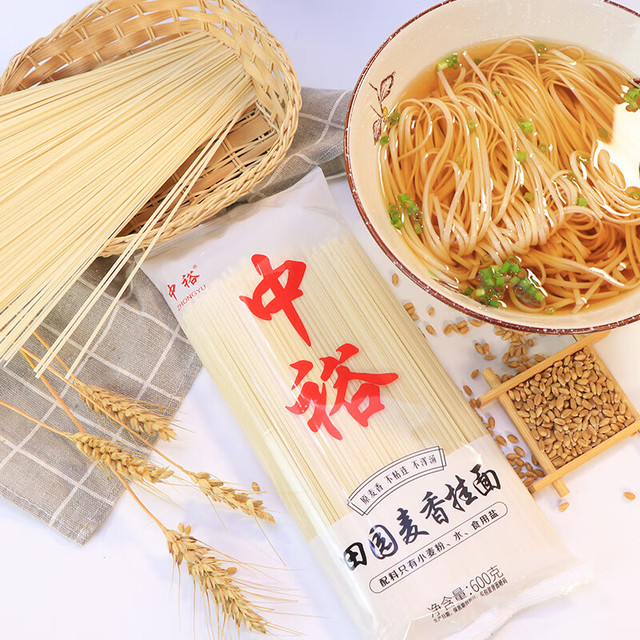 中裕 面条 田园麦香挂面600g