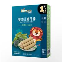 禾泱泱婴幼儿磨牙棒 宝宝辅食婴儿磨牙无添加盐零食6个月+ 1阶-婴幼儿磨牙棒 蔬菜味
