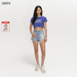 SMFK PS002系列 女士牛仔短裤
