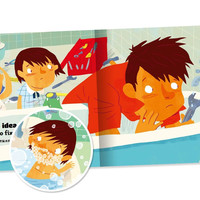 【点读版图书】我了不起的老爸 中英双语版平装 海豚绘本花园 父爱与陪伴双语绘本 睡前晚安故事绘本 (支持小鸡球球豚小蒙 点读笔需另外购买)  心喜阅童书 