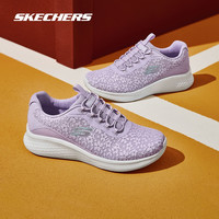 斯凯奇outlets 女装跑步鞋轻量百搭高回弹透气排湿舒适支撑 浅蓝色/LTBL 36