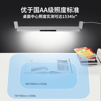 雷士(NVC)插电全光谱国AA级读写台灯护眼酷毙灯高显卡扣橱柜灯阅读书桌灯条 【水星银色50cm】全光谱-Ra98