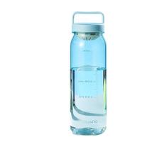 富光水杯tritan便携塑料水瓶女大容量耐摔户外男运动水杯子 奶昔白650ml【tritan+支持刻字】